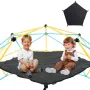 Dome Climber Hammock, Accessory for Climbing Dome, Climbing Dome Hammock Suitable for 10ft Dome Climbing, Load-Bearing 350 Pound