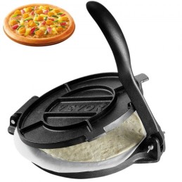 Tortilla Press, 10 tommer tortilla og roti maker, støbejern Heavy Duty Tortilladora Press, præ-krydret Pataconera Maker med