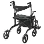 2 I 1 Rollator Walker & Transport Chair For Seniors, Folding