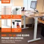 Standing Desk Frame, Adjustable 70-117 cm Height & 95-158 cm Length Electric Stand Up Computer Desk Legs, Ergonomic DIY Workstat
