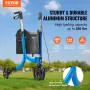 3 Wheels Rollator Walker til seniorer, let aluminium