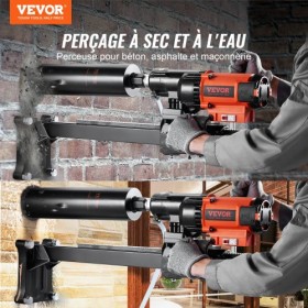 Wet&Dry Diamond Core Drill Machine Concrete Core Drill Rig 3200W 750RPM