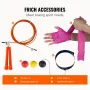 Punching Bag for Adults, 121.9 cm PVC Heavy Boxing Bag Set, Punching Bag with Chains and Gloves, Hanging Boxing Bag for MMA Kara