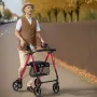 Rollator Walker til seniorer og voksen, let aluminium