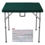 Mahjong-bord med Mahjong Fliser sæt, fold-i-halvt