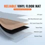 Selvklæbende vinylgulvfliser 36 x 6 tommer, 36 fliser 2,5 mm