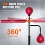Boxing Speed Trainer, Punching Bag with Stand, Reflex Boxing Bag for Teens & Adults, Height Adjustable Free Standing Strike Bag 