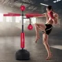 Boxing Speed Trainer, Punching Bag with Stand, Reflex Boxing Bag for Teens & Adults, Height Adjustable Free Standing Strike Bag 