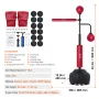 Boxing Speed Trainer, Punching Bag with Stand, Reflex Boxing Bag for Teens & Adults, Height Adjustable Free Standing Strike Bag 