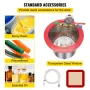 3 CFM 1/4HP Single Stage Vacuum Pump,3 Gallon(13 Liter) Vacuum Chamber Kit, HVAC A/C Refrigeration Kit