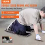 Concrete Knee Boards Stainless Steel, 28'' x 8'' Concrete Sliders, Knee Boards For Concrete, Concrete Knee Pads Pair Moving Slid
