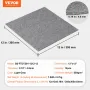 Carpet Tiles Peel and Stick, 30.5 x 30.5 cm Squares Self Adhesive Carpet Floor Tile, Soft Padded Carpet Tiles, Easy Install DIY 