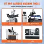 Digital Readout 250 & 500 & 600 mm Linear Scale 3 Axis DRO Display Kit Support Pin Knife Holder Plate Housing Clock Power Cable 