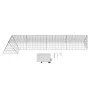 Chicken Tunnels, 157.5 x 39.4 x 24.2 inch(LxWxH) Chicken Tunnels for Yard, Portable Chicken Tunnels for Outside with Corner Fram