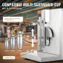 Milkshake Maker Machine, 120W Commercial Milk Tea Shaker Machine, Single Head Milk Shake Mixer Machine, 0-180s Adjustable Milksh