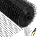 Hardware Cloth, 36" x 50\' & 1"x1" Mesh Size, Galvanized Steel Vinyl Coated 16 Gauge Chicken Wire Fencing with A Cutting "