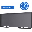 Skid Steer Mount Plate 0,47 "Tyk skiddestyringsplade Høj kvalitet Stål Hurtig fastgørelseslæsserplade med 3