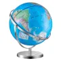 Roterende World Globe med stativ, 13 i/330,2 mm
