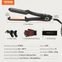 Hair Straightener, 1.5-inch Titanium Flat Iron, Dual Infrared Hair Straightener Flat Iron with LCD Display and 19 Temp Levels - 