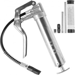 Pistol Grip Grease Gun, 3500 PSI, 4 OZ / 120 CC Capacity Heavy Duty Professional Grease Gun, with 11.65 Inch Flexible Hose 2