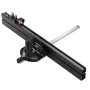 Precision Miter Gauge, Standard Slot 19 x 9.5 mm, Aluminum Alloy Table Saw Miter Gauge with 61 cm Grating 15 Angle Stops Adjusta
