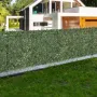 Ivy Privacy Fence, 2440 x 1830 mm Artificial Green Wall Screen, Greenery Ivy Fence with Strengthened Joint, Faux Hedges Vine Lea