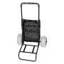 Beach Dolly with Big Wheels for Sand, 20.1" x 14.6" Cargo Deck, w/ 9" Balloon Wheels, 165LBS Loading Capacity Folding Sand Cart 