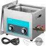 10L Ultrasonic Cleaner Jewelry Cleaner with Heater Timer for Jewelry Cleaning Knob Control Eyeglass Rings Dentures Music Instrum