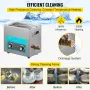 6.5L Ultrasonic Cleaner Jewelry Cleaner med varmelegeme Timer