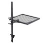 Swivel Campfire Grill Heavy Duty Steel Open Fire Cooking Grate Adjustable