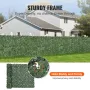 Ivy Privacy Fence, 1500 x 2490 mm Artificial Green Wall Screen, Greenery Ivy Fence with Strengthened Joint, Faux Hedges Vine Lea