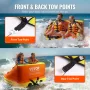 Towable Tube for Boating, 1-2 Riders Inflatable Towable Tubes with Deck Seats and Backrest, 340 lbs Water Sport Tube for Boat to
