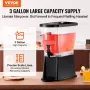 Drik dispenser, 3 gallon drik dispenser til fester, plastik