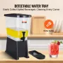 Beverage Dispenser, 3 Gallon Drink Dispenser for Parties, Plastic Juice Dispenser with Stand Spigot Lid, Iced Tea Lemonade Juice