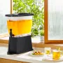 Beverage Dispenser, 3 Gallon Drink Dispenser for Parties, Plastic Juice Dispenser with Stand Spigot Lid, Iced Tea Lemonade Juice