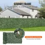 Ivy Privacy Fence, 1 x 2.5 m Artificial Green Wall Screen, Greenery Ivy Fence with Strengthened Joint, Faux Hedges Vine Leaf Dec