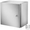 NEMA Stainless Steel Enclosure, 12 x 12 x 8'' NEMA 4X Steel Electrical Box, IP66 Waterproof & Dustproof, Outdoor/Indoor