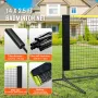 Badminton Net, Height Adjustable Volleyball Net, 14ft Wide Foldable Pickleball Net, Portable Easy Setup Tennis Net Set with Pole