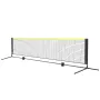 Badminton Net, Height Adjustable Volleyball Net, 14ft Wide Foldable Pickleball Net, Portable Easy Setup Tennis Net Set with Pole