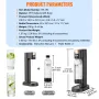 Sparkling Water Maker, Soda Maker Machine for Home Carbonating, Seltzer Water Starter Kit with BPA free 1L PET Bottle, Compatibl