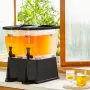 Beverage Dispenser, 3 Gallon x 2 Drink Dispensers for Parties, Plastic Juice Dispenser with Stand Spigot Lid, Iced Tea Lemonade 
