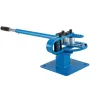 YP-9 Manual Bender, Soild Round Square Bar Metal Bender with 7 Bending Dies, Metal Rod Bar Bender Bending Tool for Construction 