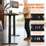 Elektrisk stående skrivebordsramme Justerbar 70-117 cm H Stand