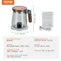 Hydrogen Water Cup, 400 ml / 14.1 oz Hydrogen Generator, SPE Technology Portable Hydrogen Water Ionizer Machine with Wireless Ch