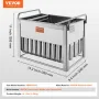 Commercial Popsicle Moulds, 40PCS Round-Head Ice Pop Moulds with Double Slot, Stainless Steel Ice Lolly Popsicle Moulds, Ice Cre