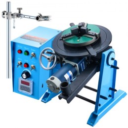 50KG Rotary Welding Positioner 0-90Â° Positioning Turntable Table 0.5-6RPM