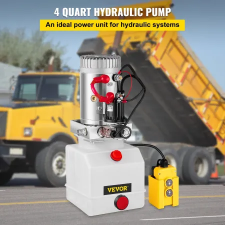 Lufthydraulisk pumpe Power Pack Unit 10.000 PSI 103 i 3CAP Heavy-Duty All Metal Construction Air Hydraulic Foot Pump