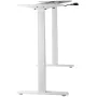 Stående skrivebordsramme dobbeltmotor, justerbar 27,6 "-46,1"