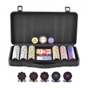 Poker Chip Set, 300-Piece Poker Set, Complete Poker Playing Game Set with Carrying  Case, Heavyweight 14 Gram Casino Clay