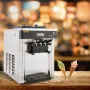 Soft Ice Cream Machine 2200W kommerciel bordplade Soft Ice